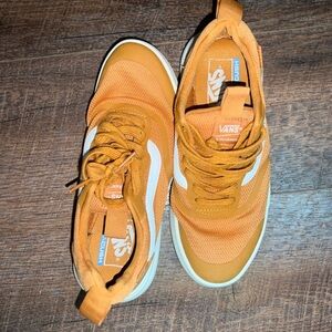 VANS UltraRange Ultracush Orange Sneakers Womens Size 8